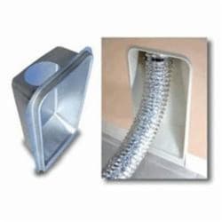 Snappy™ DB-3D Downflow Dryer Vent Box, 2 in L x 4 in W, 22 ga, Steel